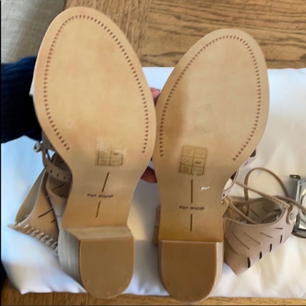 DOLCE VITA STRAPPY NUBUCK SANDALS.  NEW. - Picture 10 of 11